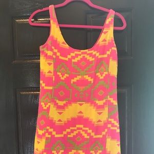 Judith March Aztec Print dress